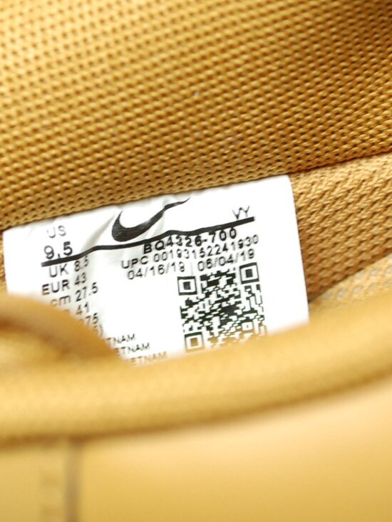 Nike Air Force 1 Low Wheat Black BQ4326-700